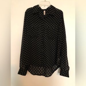 Forever21 polka dot blouse